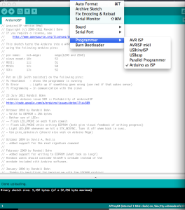 Arduino as ISP