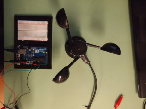 Anemometer - Whole setup